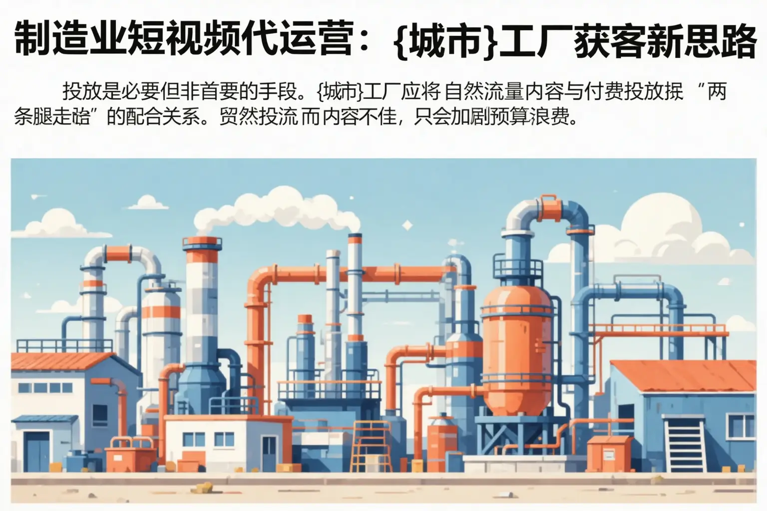 制造业短视频代运营:晋江工厂获客新思路